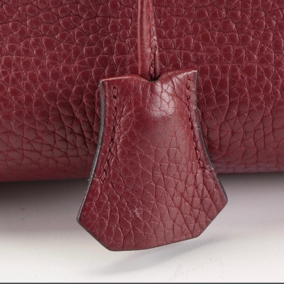 Hermès Birkin 35 Satchel in Rouge Garance Togo Leather - Picture 10 of 13